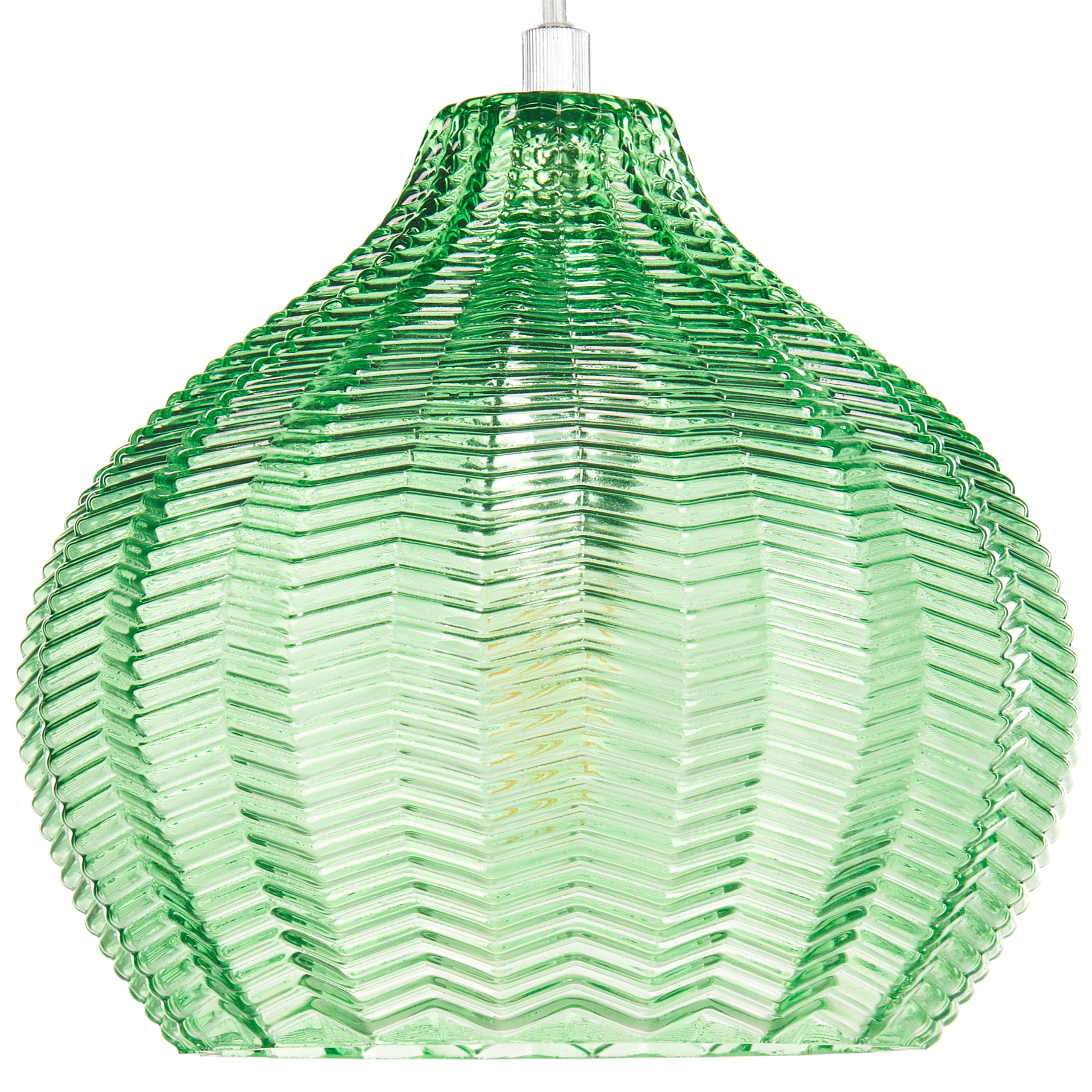 Pendellampa KEILA Glas Grön