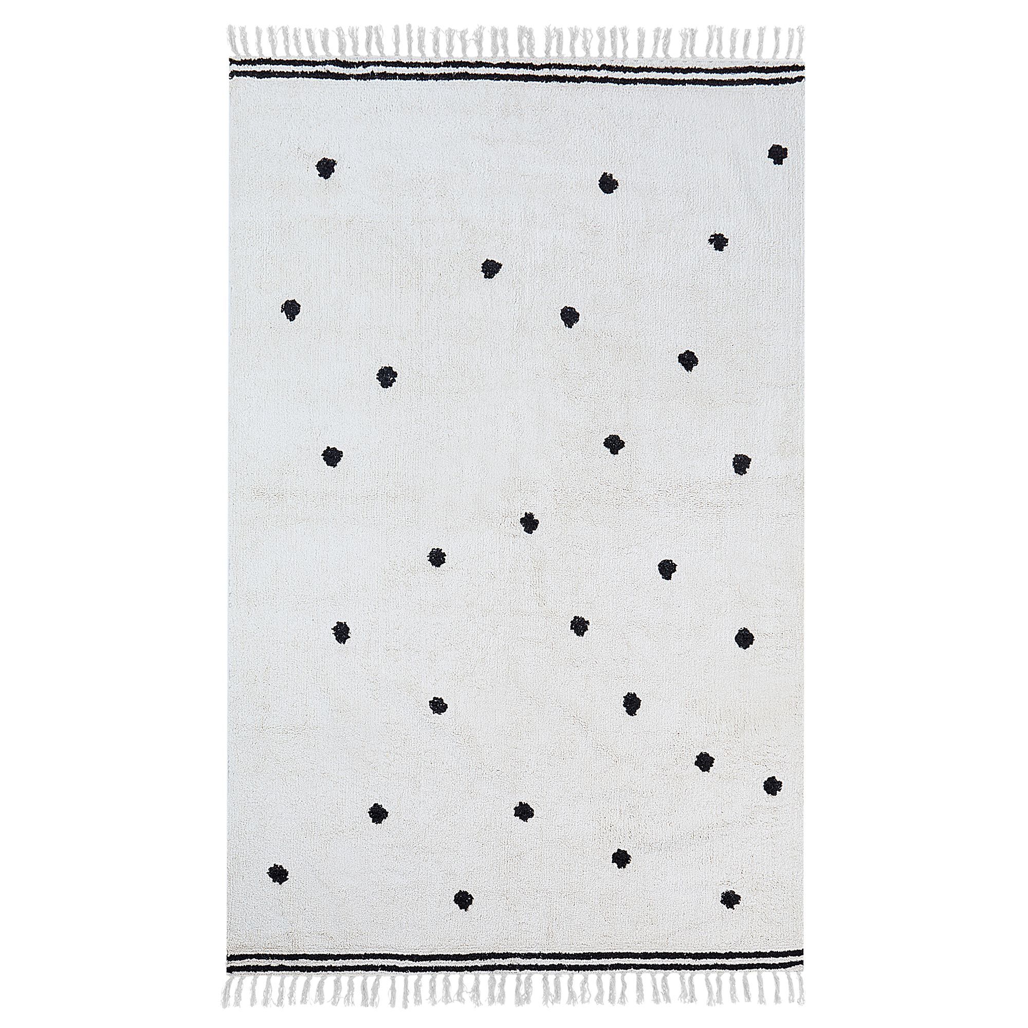 Barnmatta LAZA Off-White 140 x 200 cm Bomull