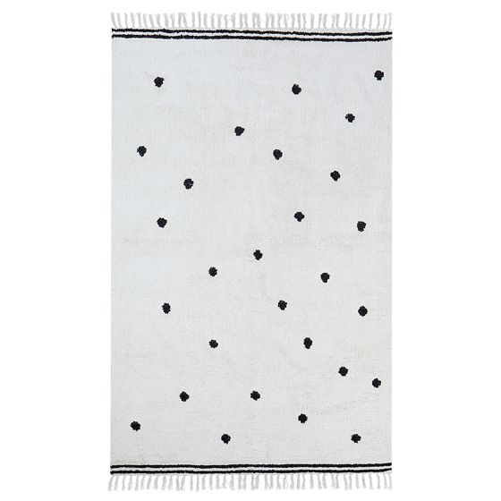 Barnmatta LAZA Off-White 140 x 200 cm Bomull