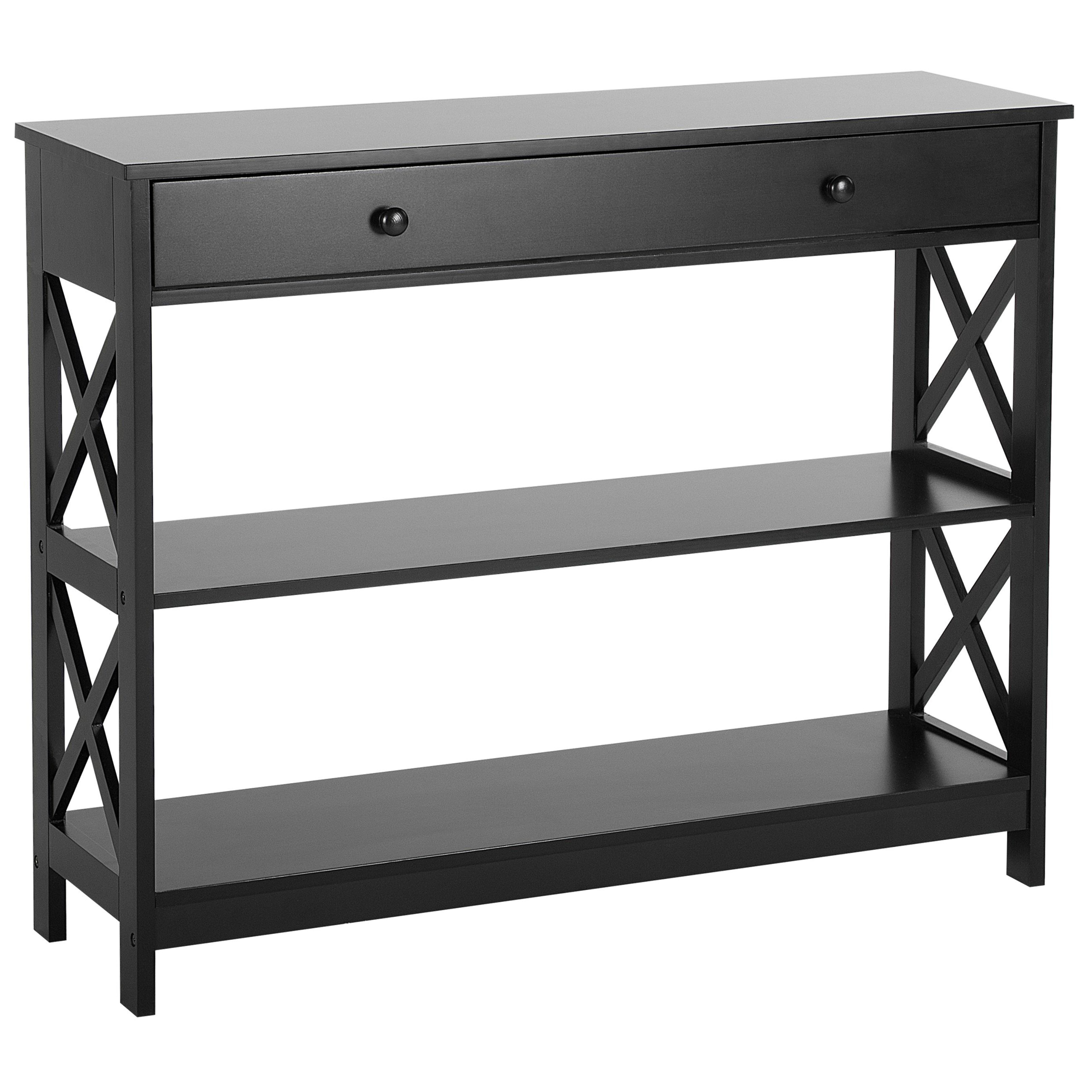 Konsolbord MONTGOMERY Svart