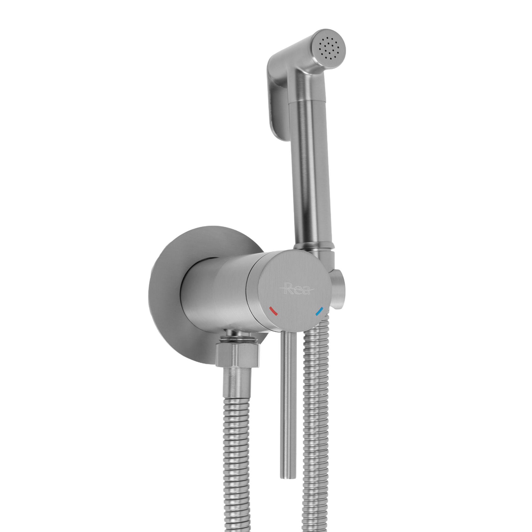 REA Bidetblandare JS-W024N Borstad Nickel, 11x5x5cm
