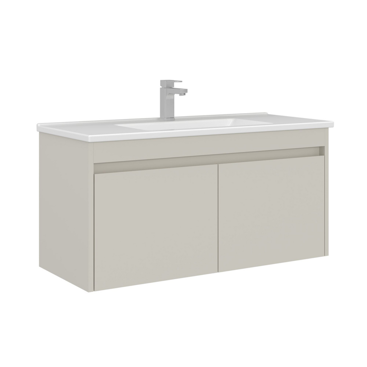 Norda Design Badrumsskåp med handfat Arno 100 Låda 45 x 100 x 52 cm