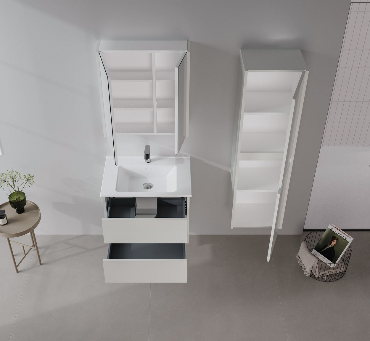 Norda Design Badrumsskåp Arno 40 27 x 40 x 138 cm