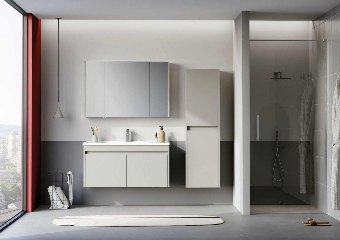 Norda Design Badrumsskåp Arno 40 27 x 40 x 138 cm