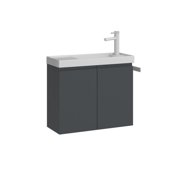 Norda Design Badrumsskåp med handfat Ferla 60 22 x 60 x 50 cm