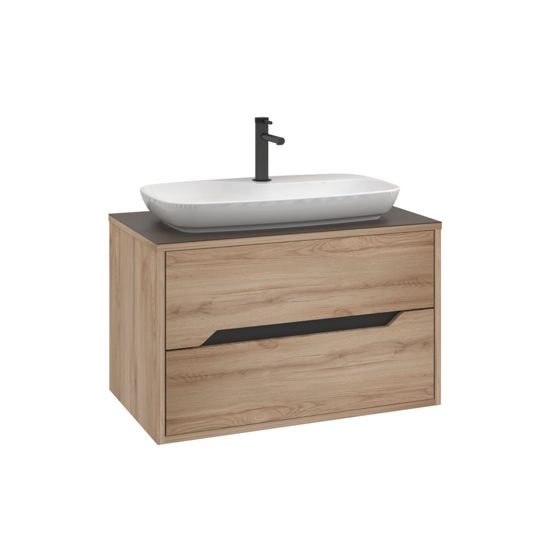 Norda Design Badrumsskåp med handfat Galia 80 v2 50 x 80 x 50 cm
