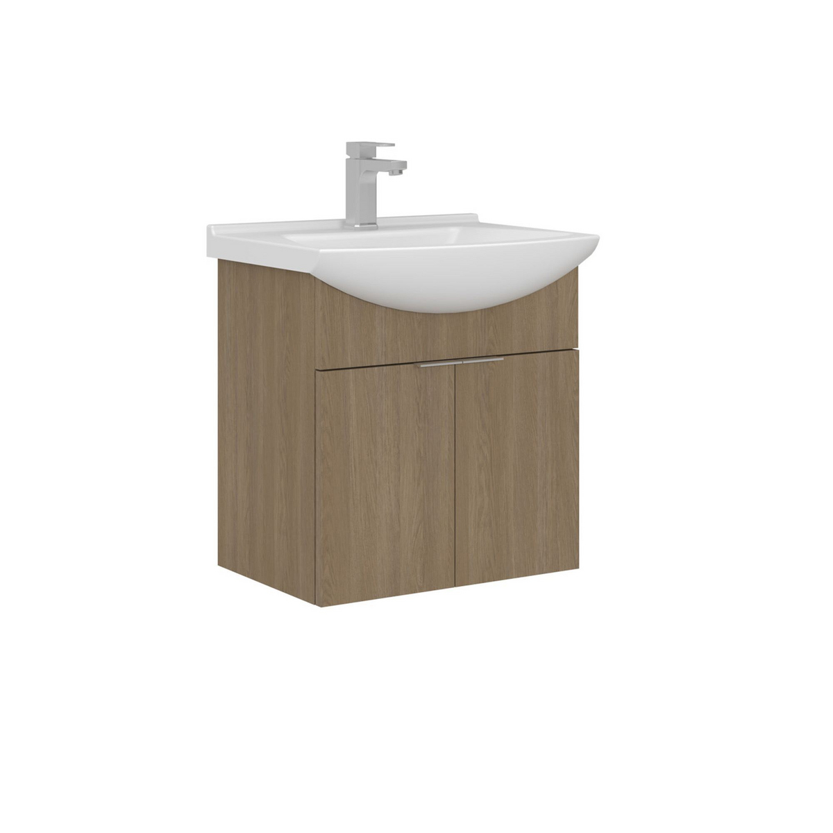 Norda Design Badrumsskåp med handfat Purus 55 50 x 55 x 58 cm