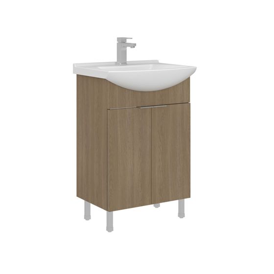 Norda Design Badrumsskåp med handfat Purus 55 50 x 55 x 83 cm