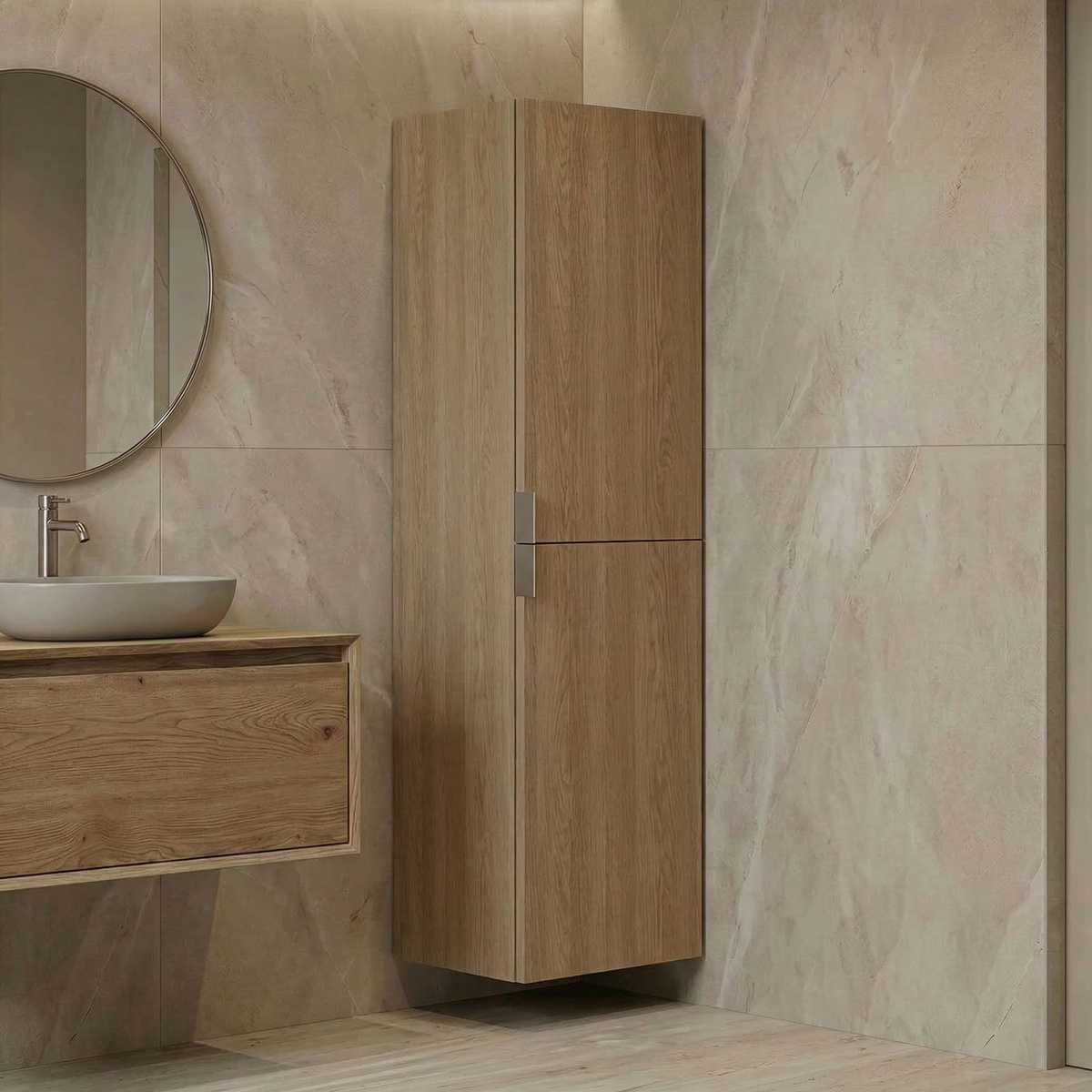 Norda Design Badrumsskåp Purus Desna 40 32 x 40 x 138 cm