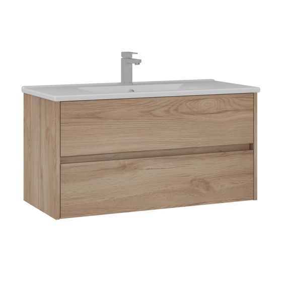 Norda Design Badrumsskåp med handfat Side 100 v3 Låda 45 x 100 x 52 cm
