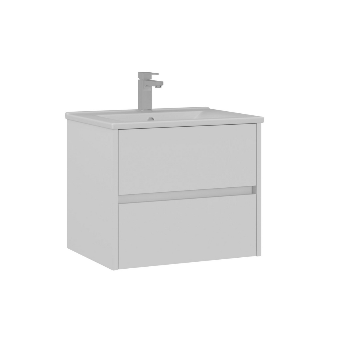 Norda Design Badrumsskåp med handfat Side 65 v2 Låda 45 x 65 x 52 cm