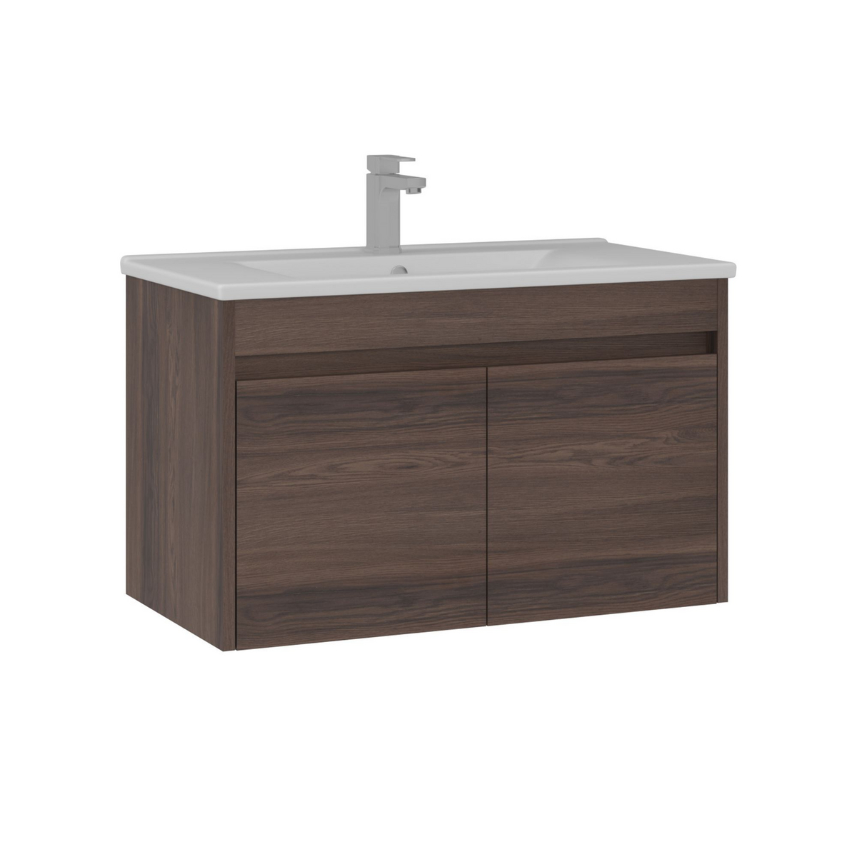 Norda Design Badrumsskåp med handfat Side 85 v2 Dörr 45 x 85 x 52 cm