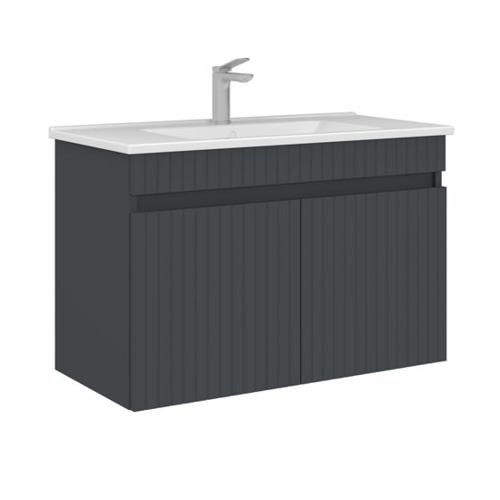 Norda Design Badrumsskåp med handfat Tivoli 85 45 x 85 x 57 cm