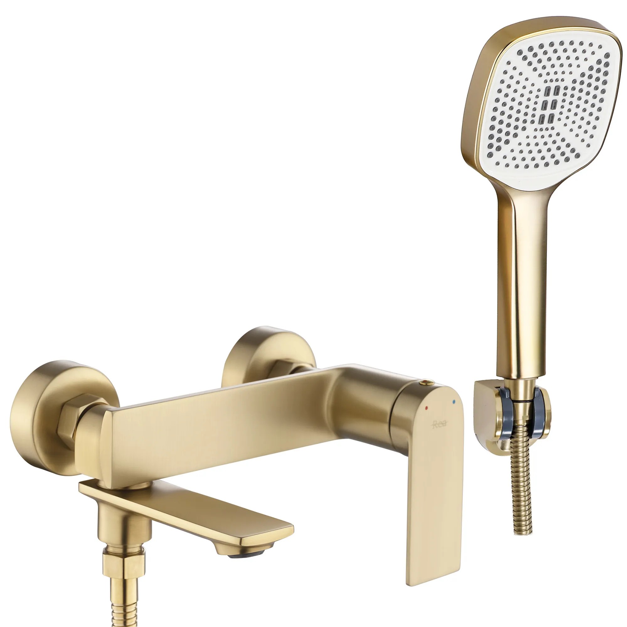 REA Badkarsblandare MY1902-3GG STORM Borstat Guld, 14,5x19,5x12cm