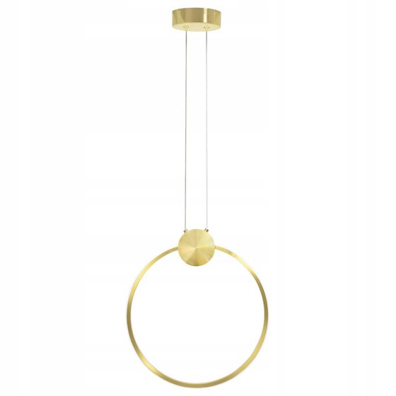 TOOLIGHT hängande taklampa APP1393-CP 30CM LED Guld 31x2,7x33cm