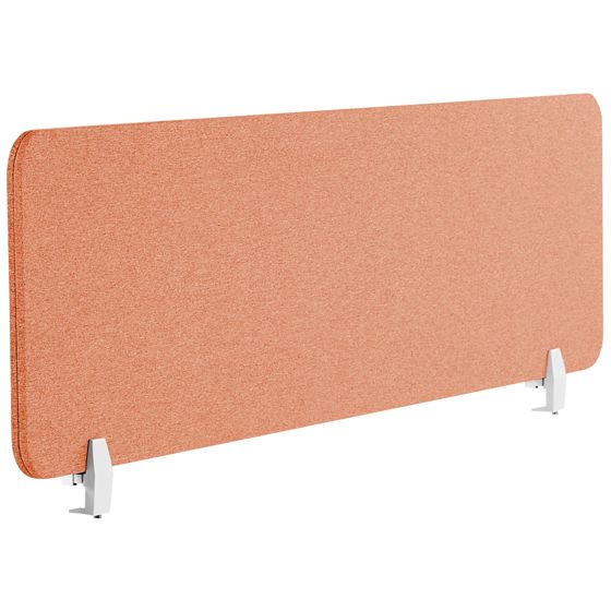 Skiljevägg för skrivbord WALLY 130 x 40 cm Ljusröd