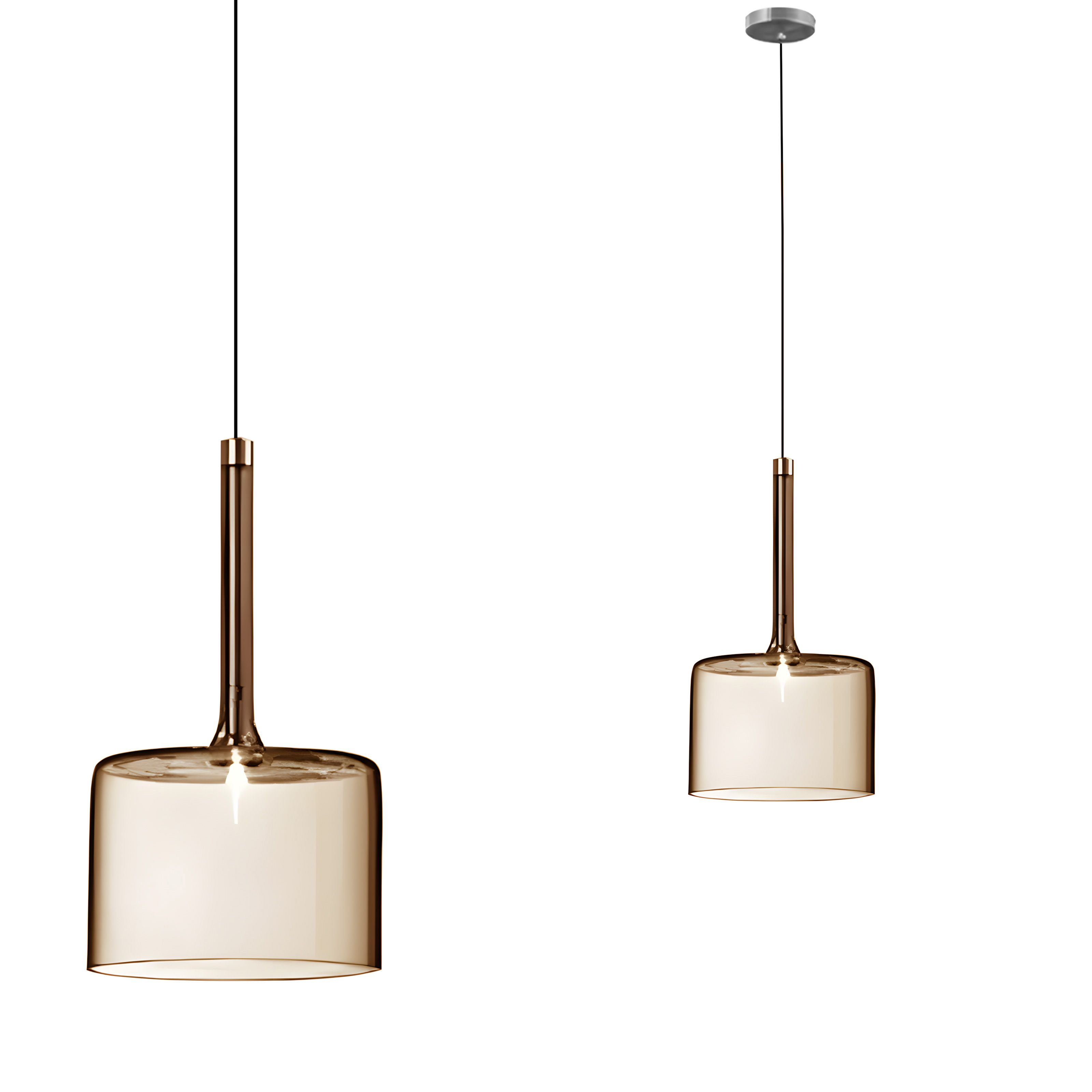 TOOLIGHT hängande taklampa APP1698-1CP A Brun 10,5x14x26,5cm