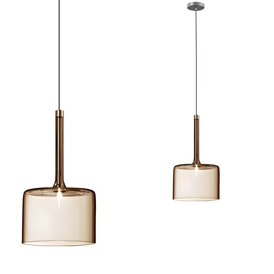 TOOLIGHT hängande taklampa APP1698-1CP A Brun 10,5x14x26,5cm