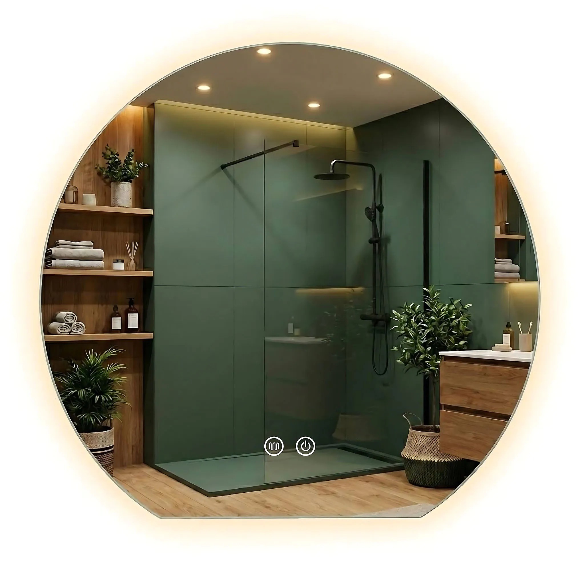 REA spegel FABIO 70 LED Transparent 2,5x70x60cm