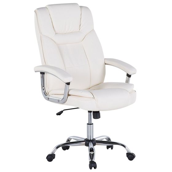 Kontorsfåtölj ADVANCE Konstläder Ljusbeige