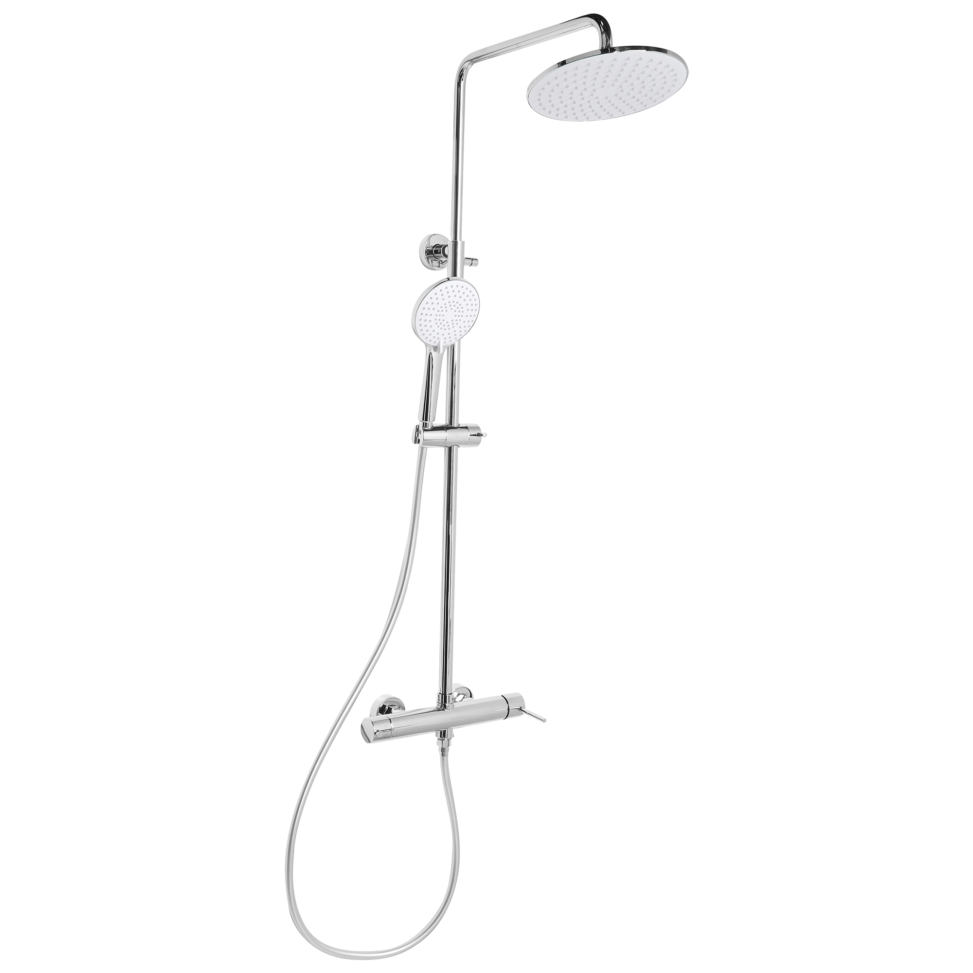 Duschblandare med regndusch PUYEHUE Silver