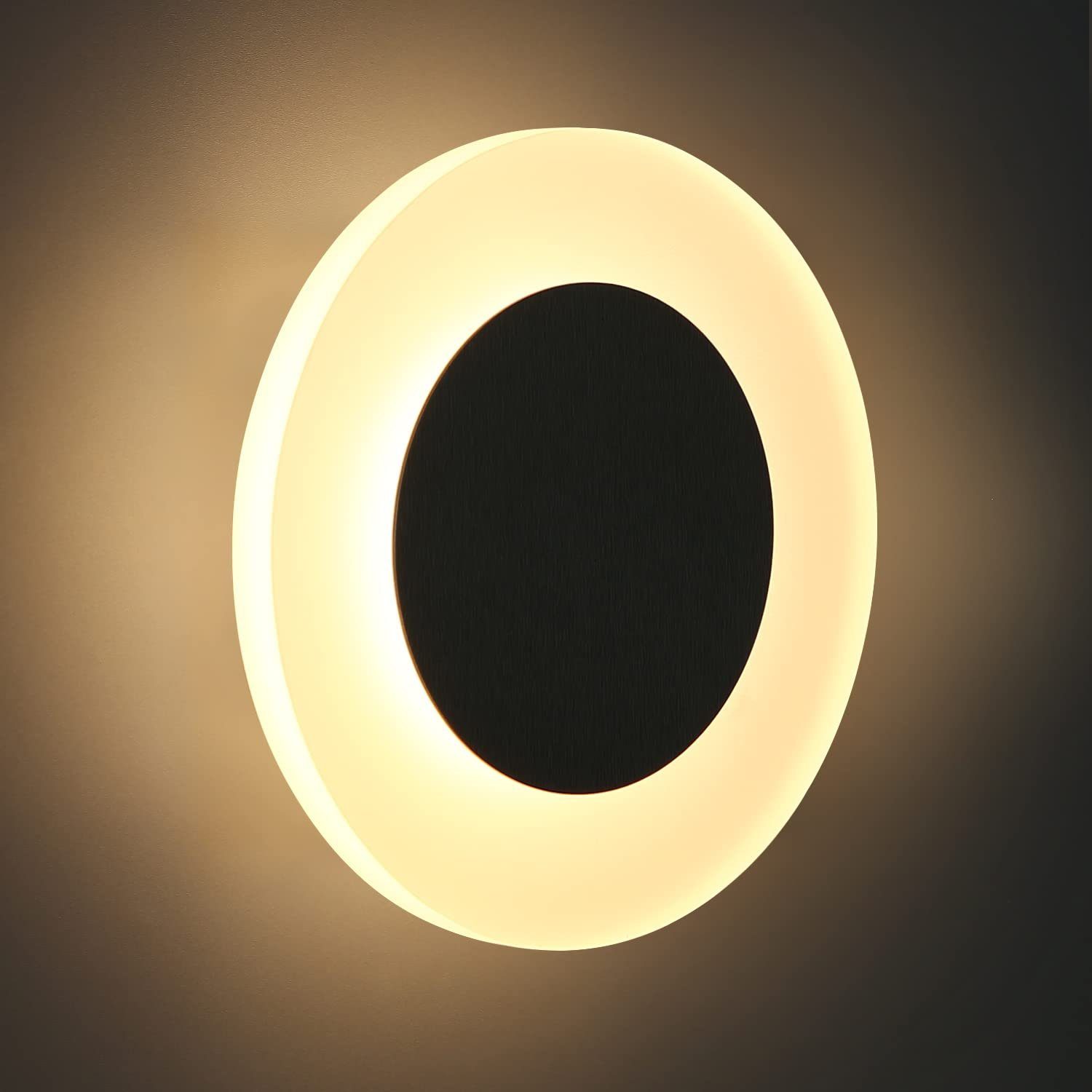 NETTLIFE LED-vägglampa inomhusbelysning vardagsrumslampa modern hallbelysning 3000K varmvit trappbelysning