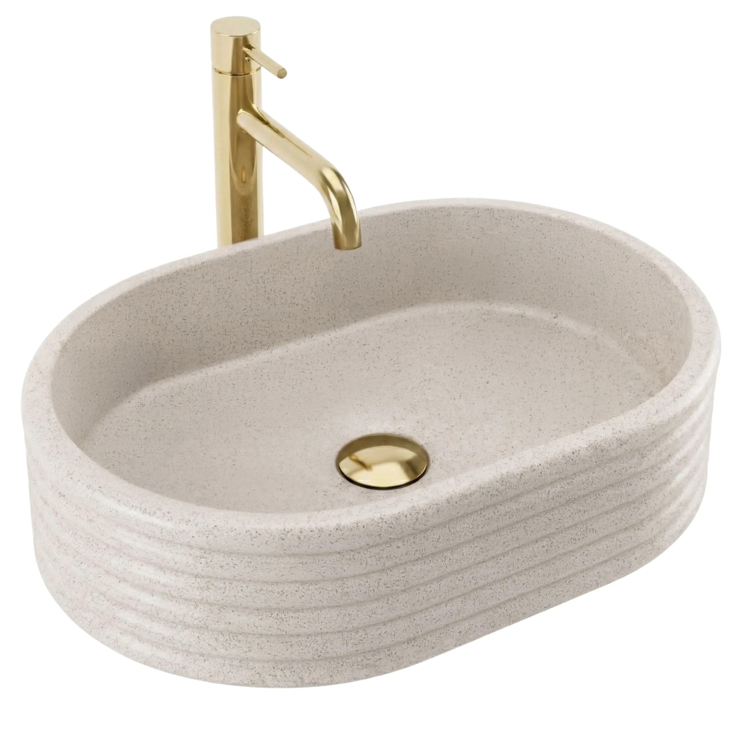 REA Bänkskål Nicoletta Beige, 50x36x14cm