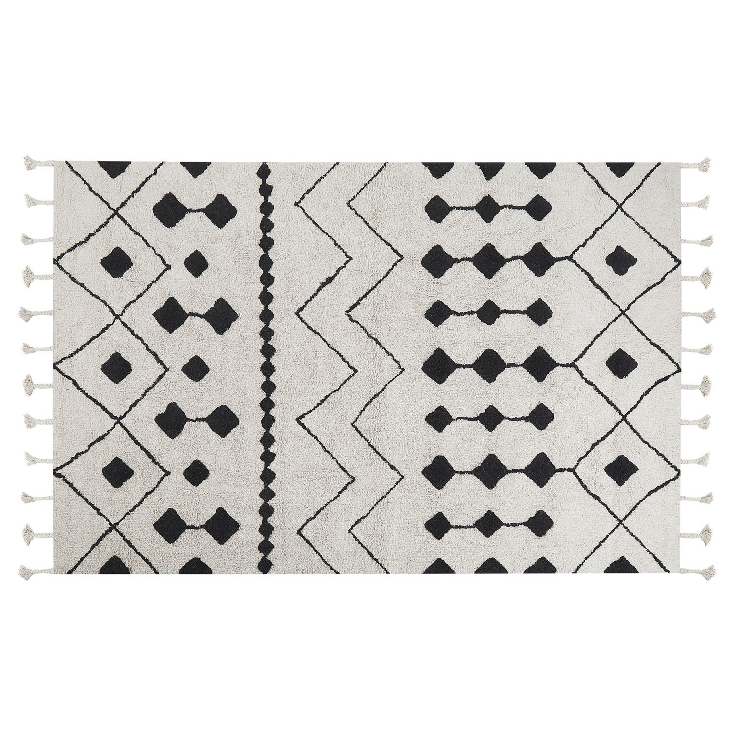 Matta KHEMISSET Off-White 140 x 200 cm Bomull