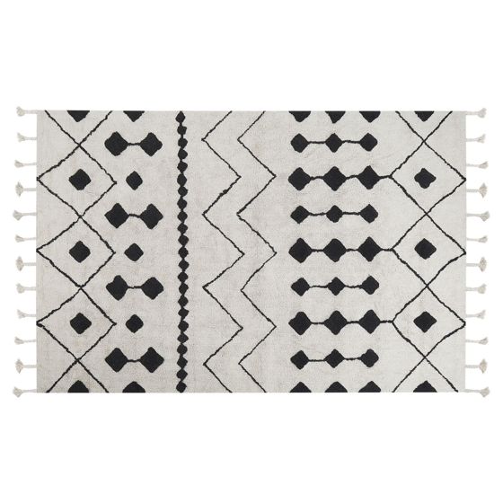 Matta KHEMISSET Off-White 140 x 200 cm Bomull