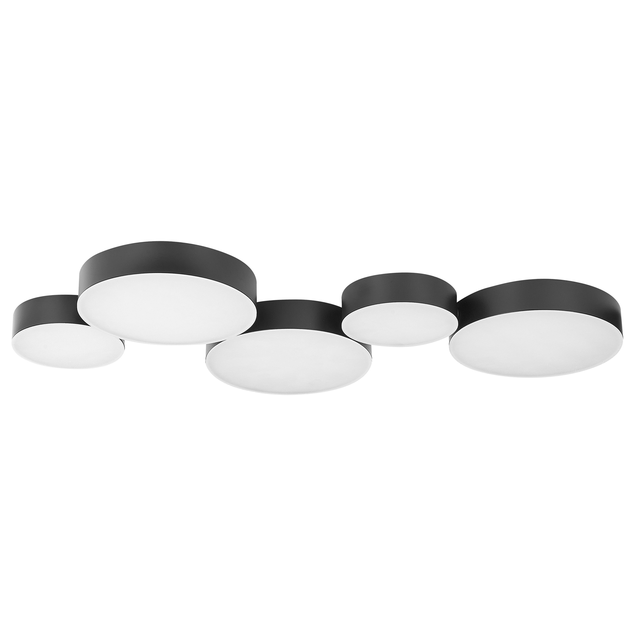 LED-taklampa LUGA Metall Svart