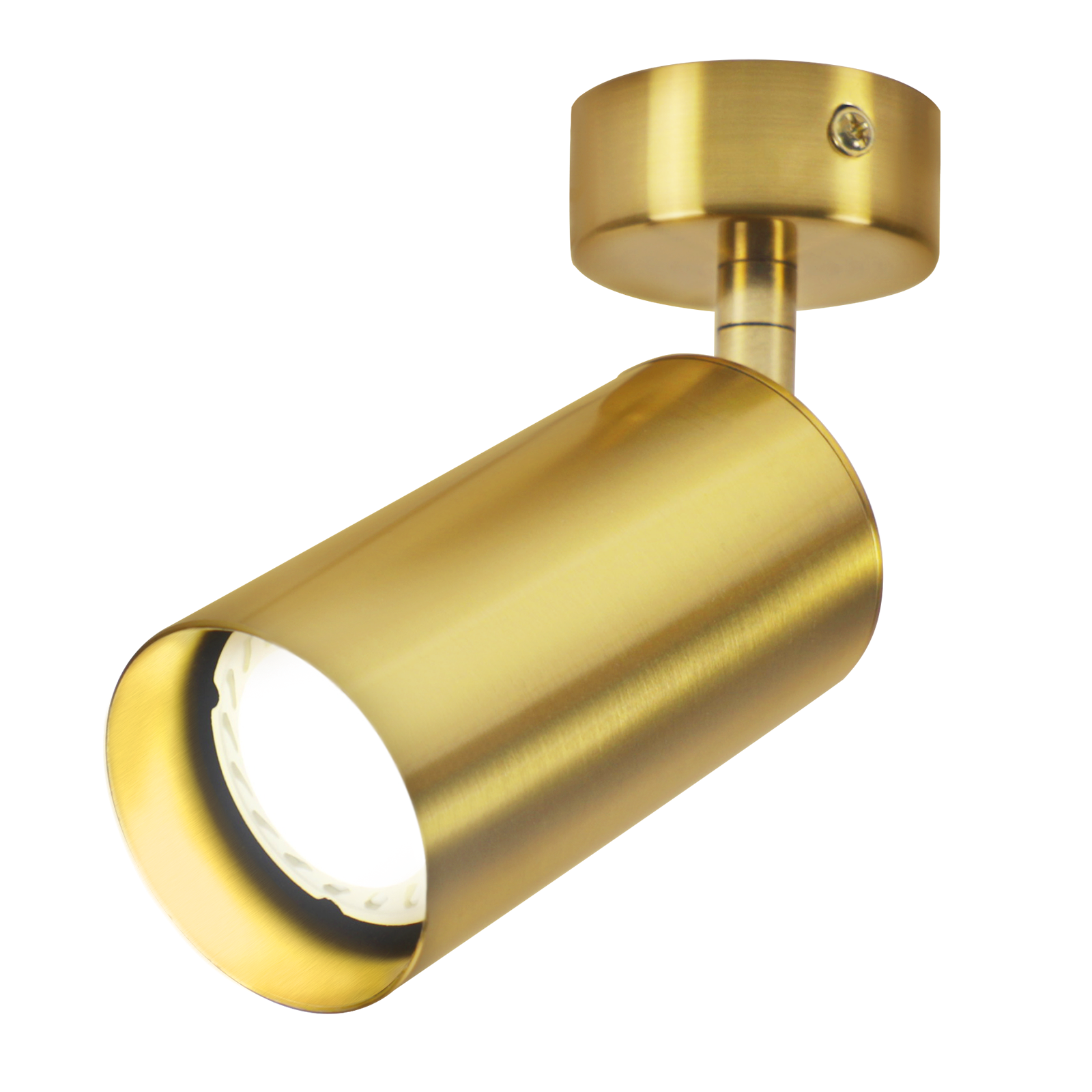 NETTLIFE LED - taklampa GU10 takspotlight 330° vridbar vintage - retro metall