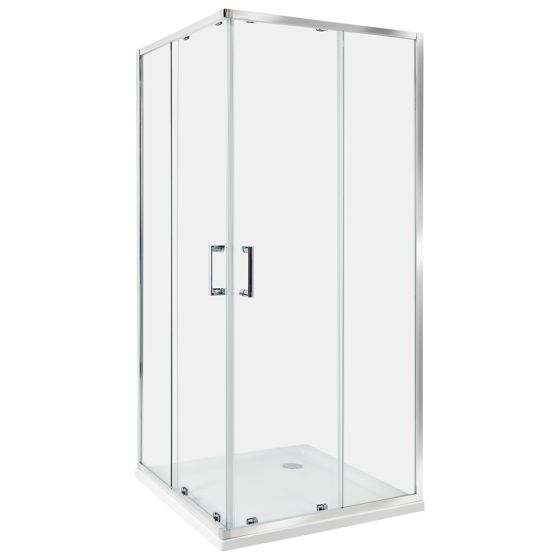 Duschväggar TELA 900 x 900 x 1850 mm Silver