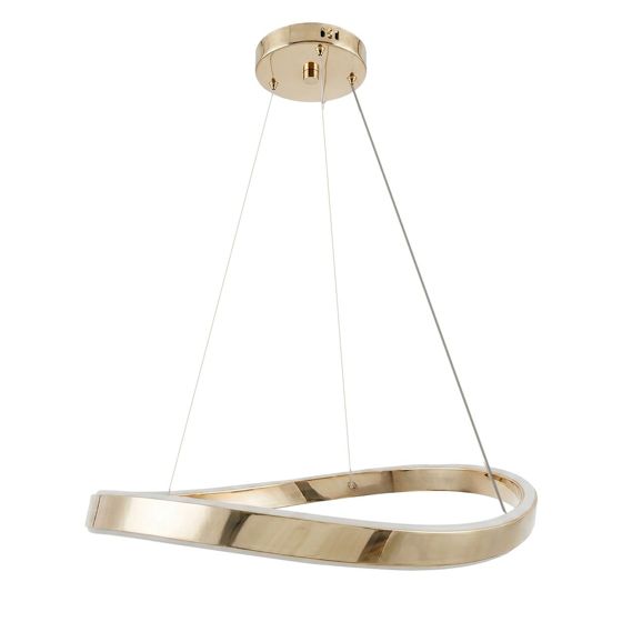 TOOLIGHT hängande taklampa SWE066-CP 60cm Guld 60x60x5cm