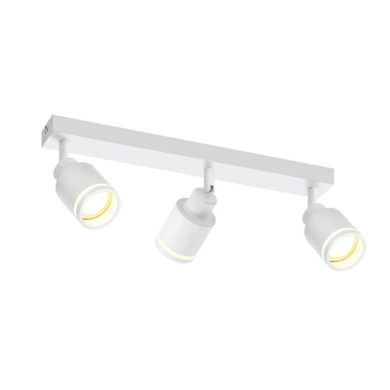 NETTLIFE 3-ljus svart GU10 justerbar takspotlight modern för inomhusbruk metall justerbar utan glödlampa
