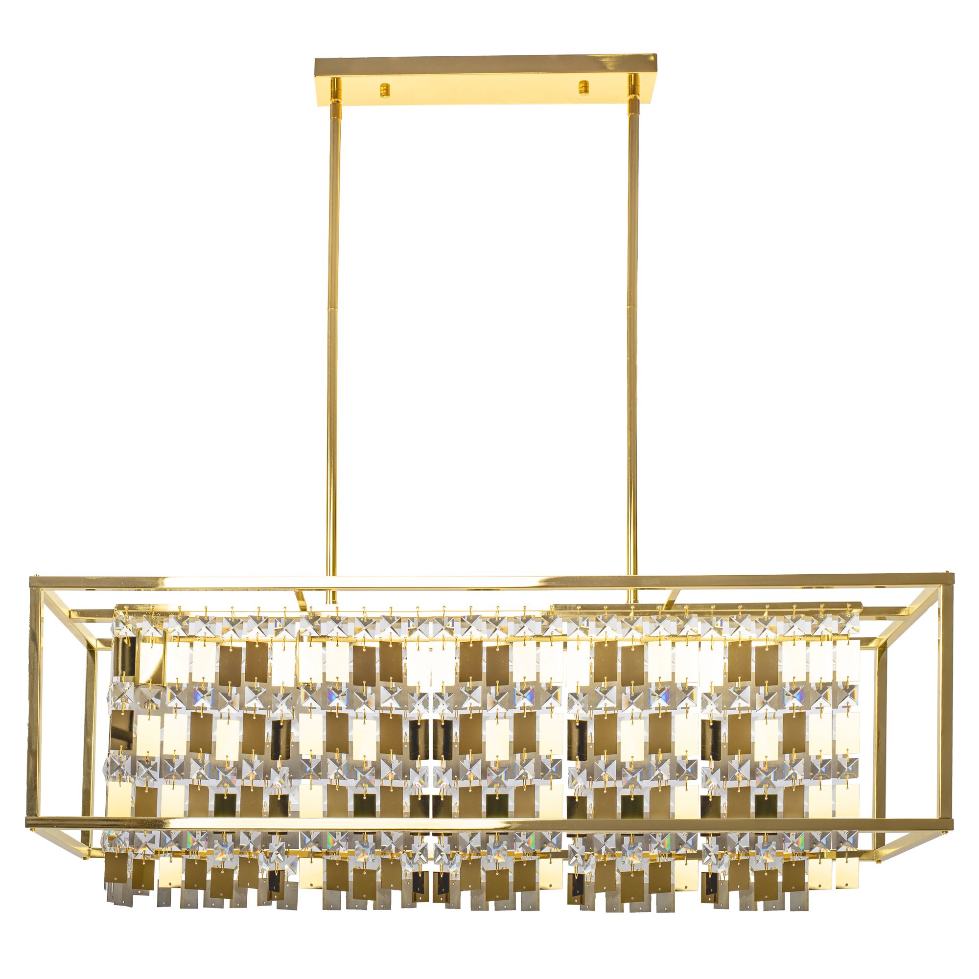 TOOLIGHT hängande taklampa APP1113-4CP Guld 28x85x86,5cm