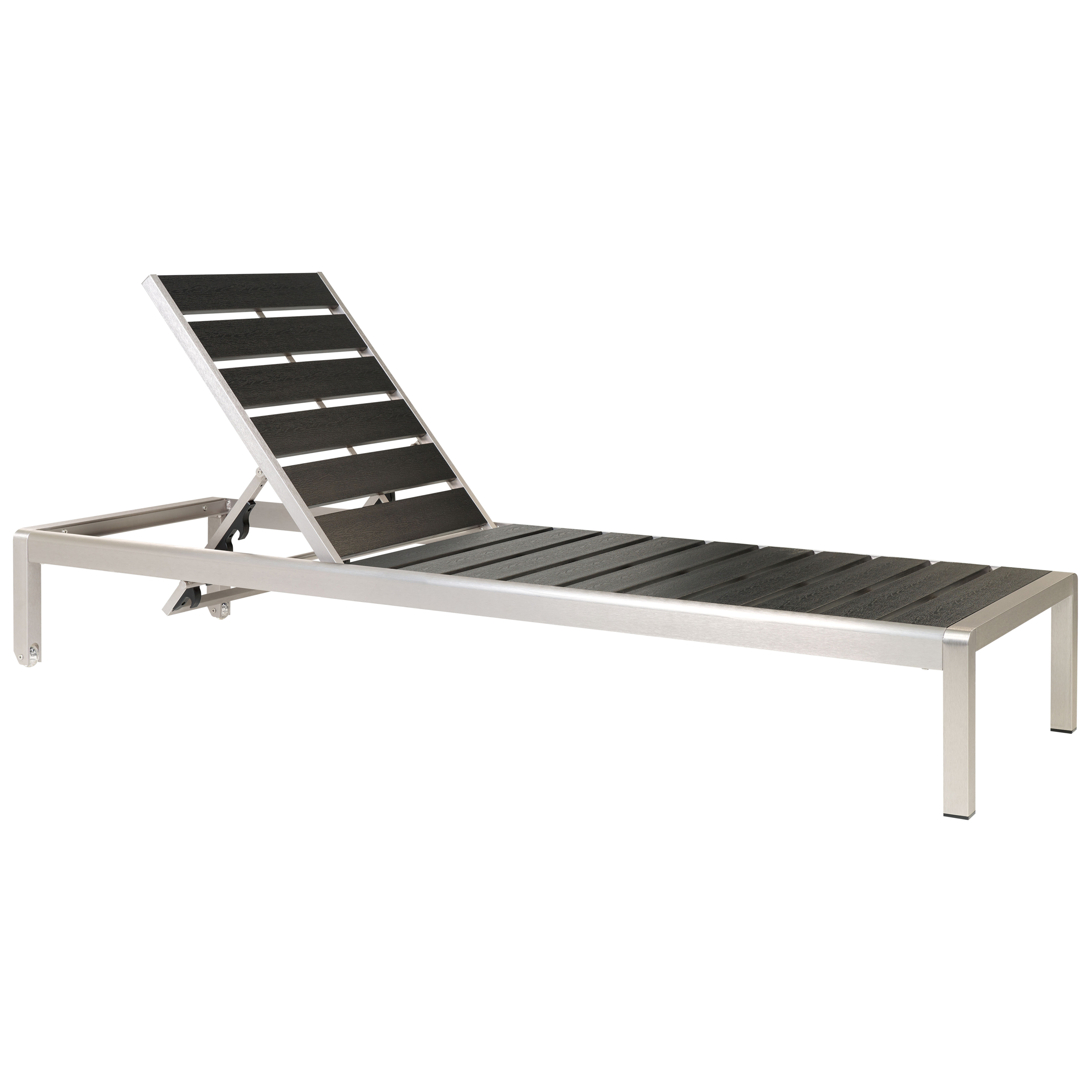 Solstol NARDO Metall Svart/ Silver