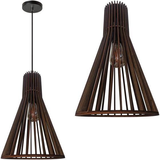 TOOLIGHT hängande taklampa APP1350-CP BOHO Svart 45x25x45cm