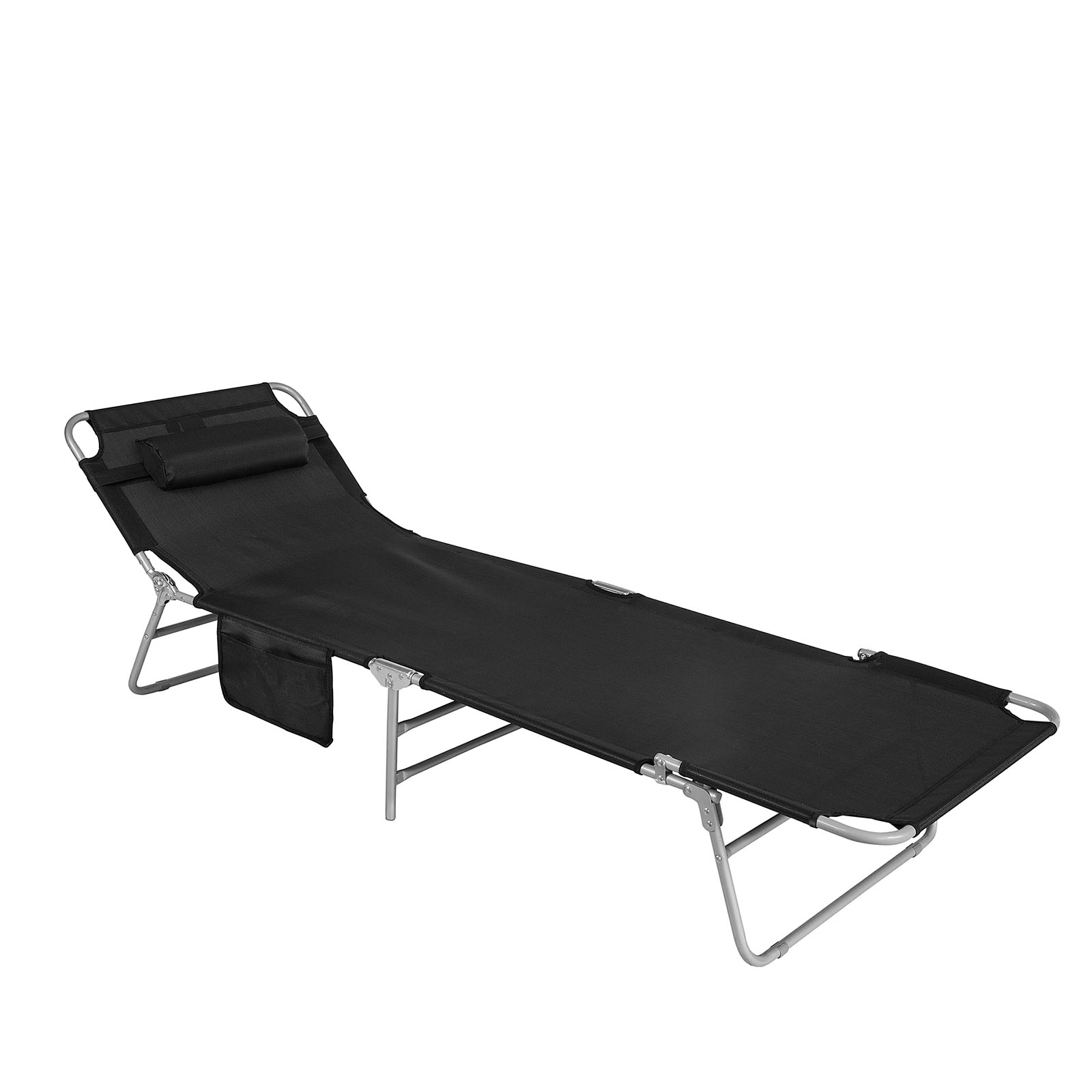 SoBuy solstol, gungstol, hopfällbar strandstol OGS35-SCH