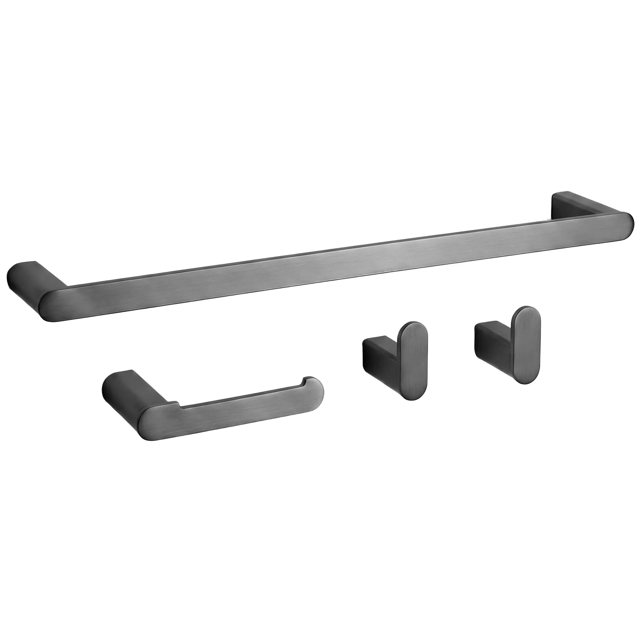 REA Set Med Badrumskrokar Mati 4 pieces Titan, 10x10x10cm