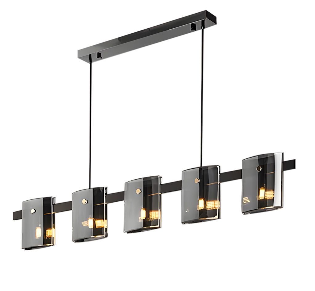 TOOLIGHT hängande taklampa APP1706-5CP Grå 120x120x19,5cm