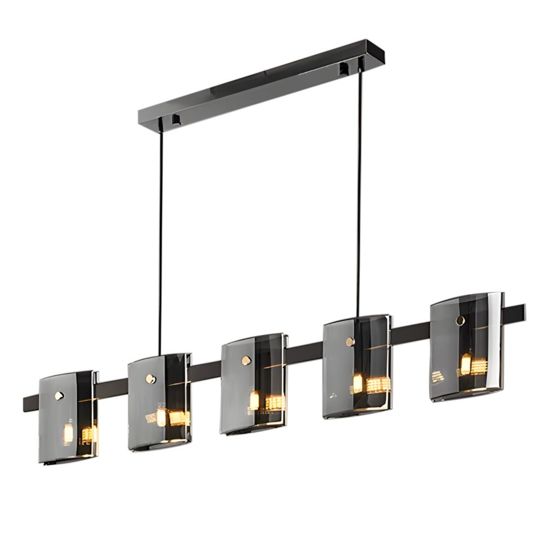 TOOLIGHT hängande taklampa APP1706-5CP Grå 120x120x19,5cm