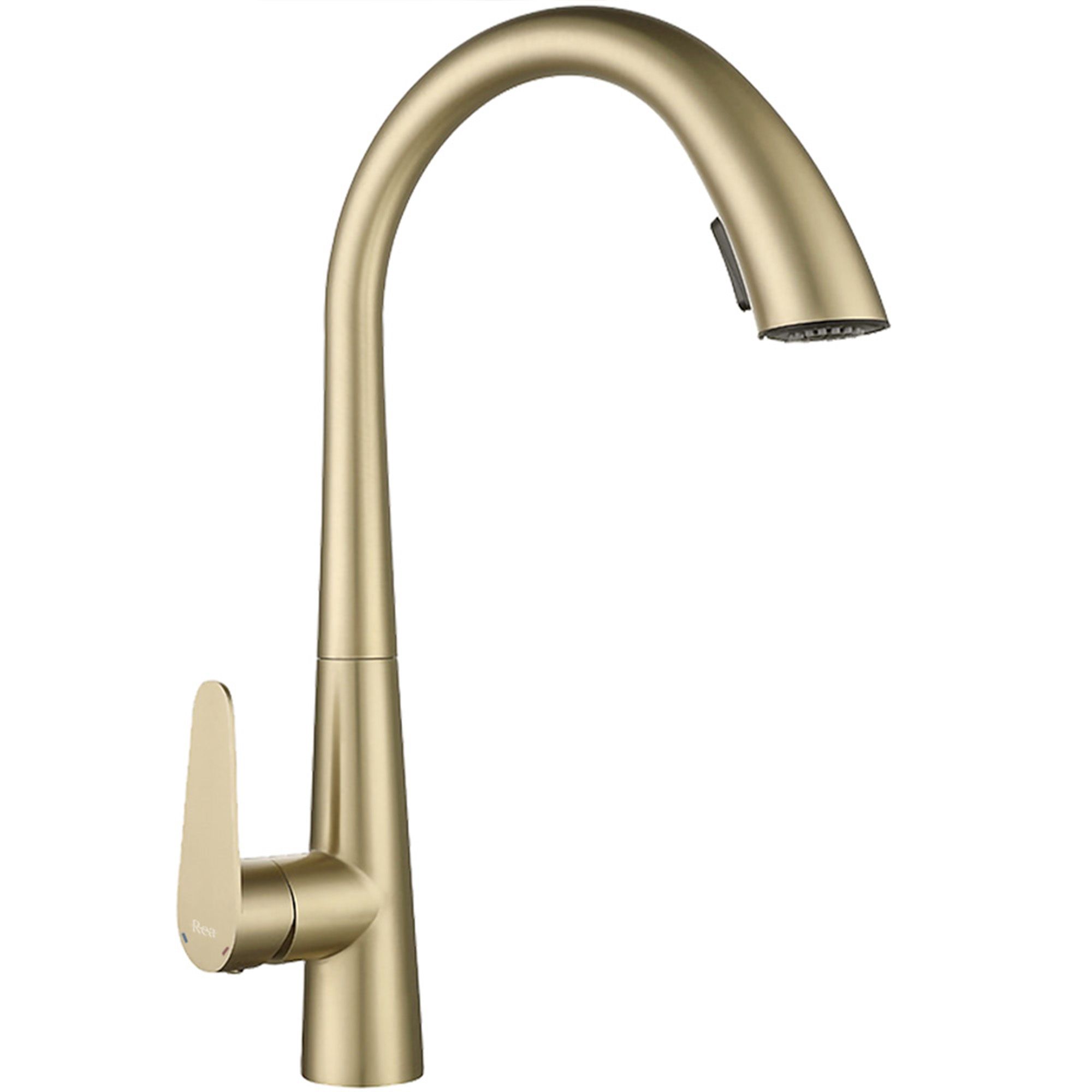 REA Köksblandare JS-K087BG ROSS Borstat Guld, 27,5x5,5x43cm