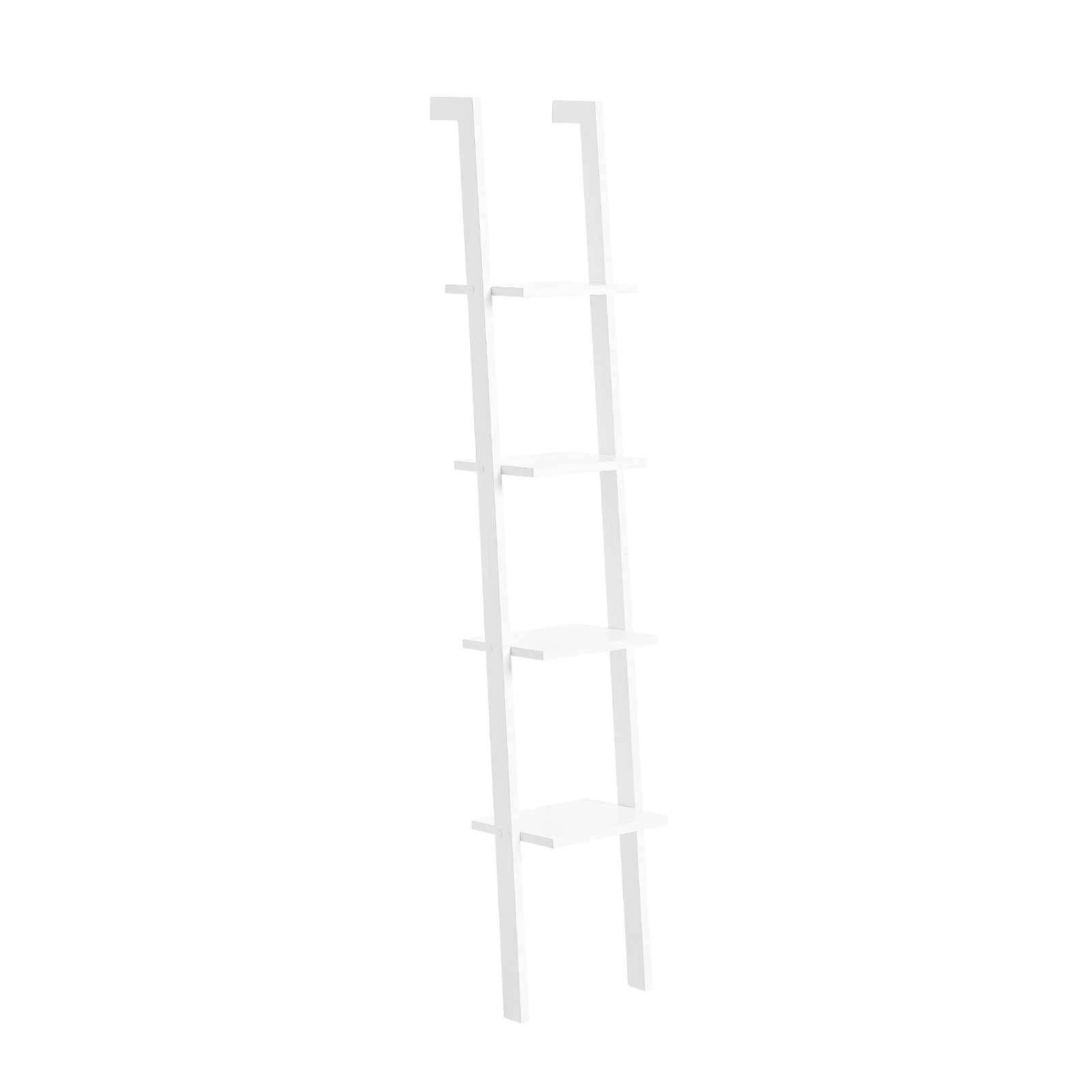 SoBuy Bokhylla med 4 hyllor, Brickhylla, vit, FRG15-W