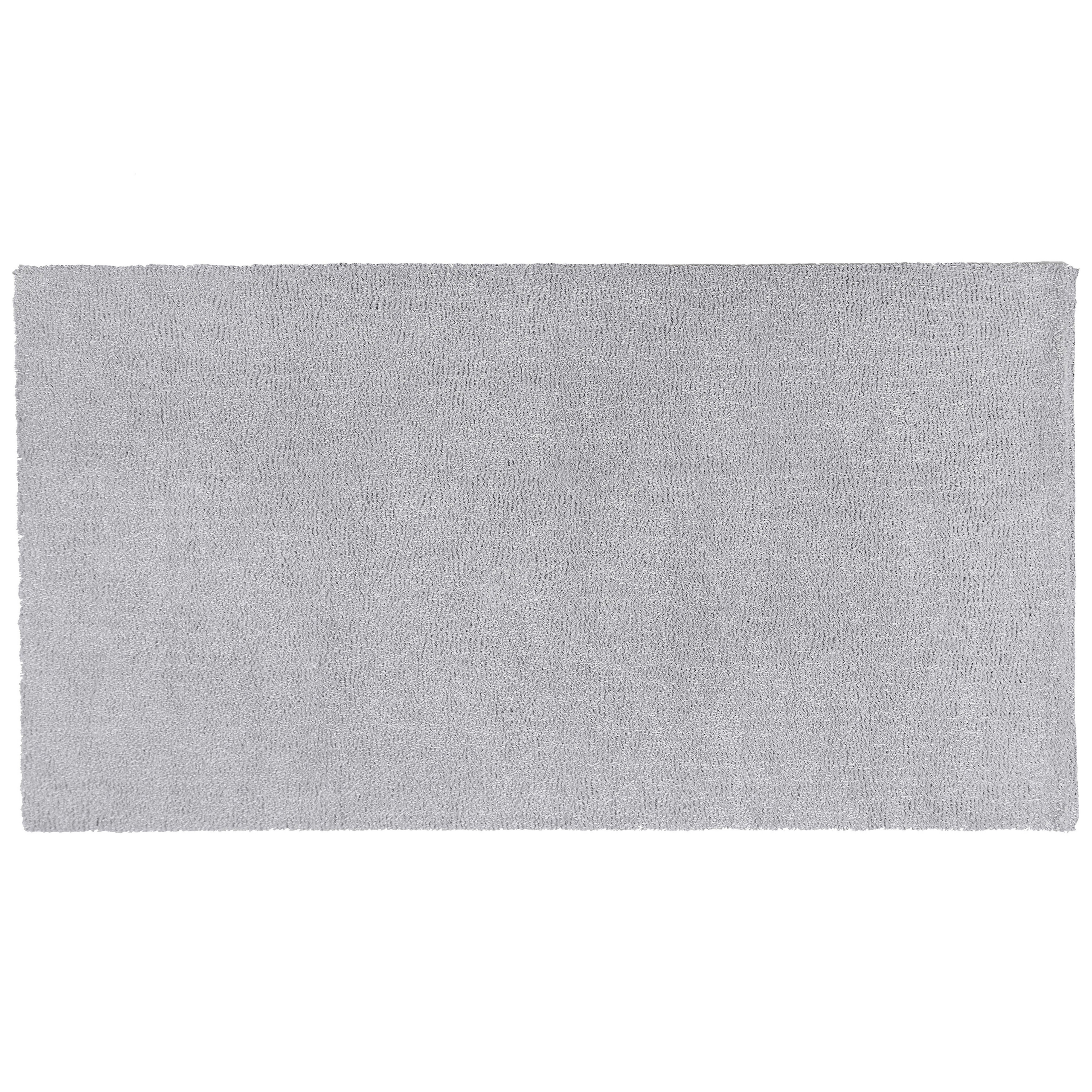 Matta med lång lugg DEMRE Ljusgrå 80 x 150 cm