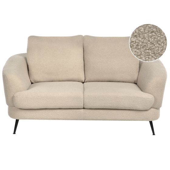 Soffa 2-sits KJAER Bouclé Ljusbeige