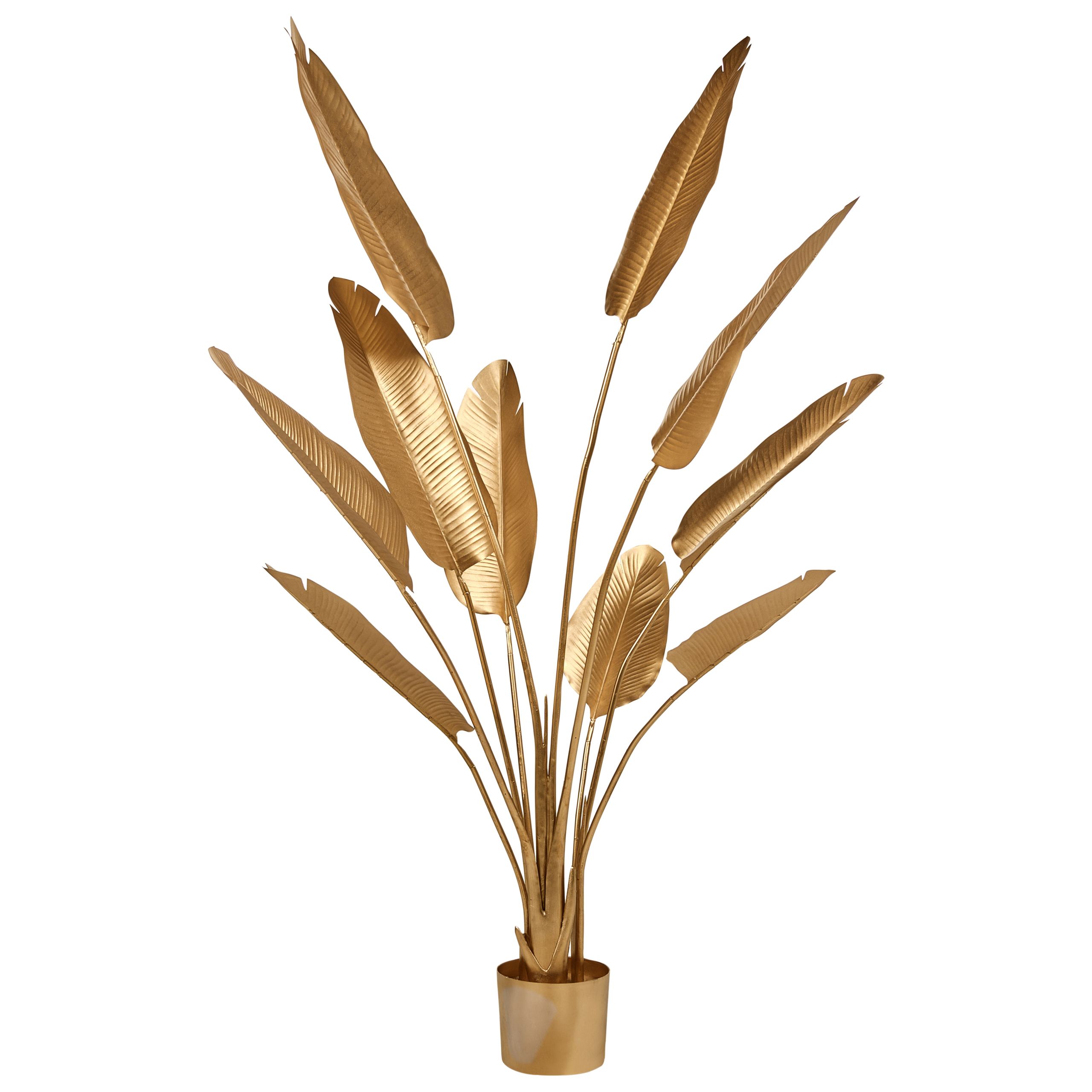 Konstgjord växt BANANA TREE 162 cm Guld