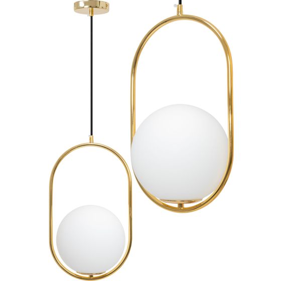TOOLIGHT hängande taklampa APP473-1CP Guld 41x24,5x60cm