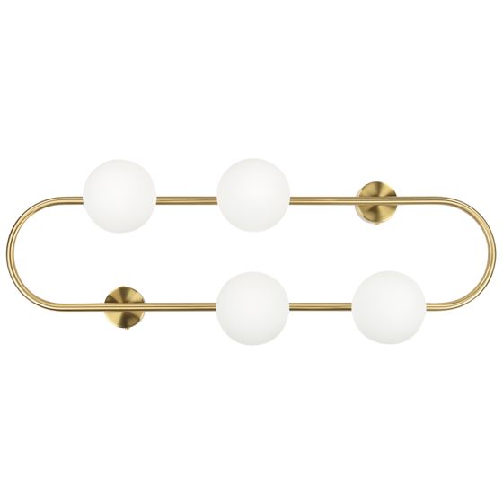 Vägglampa YANGO Metall Guld
