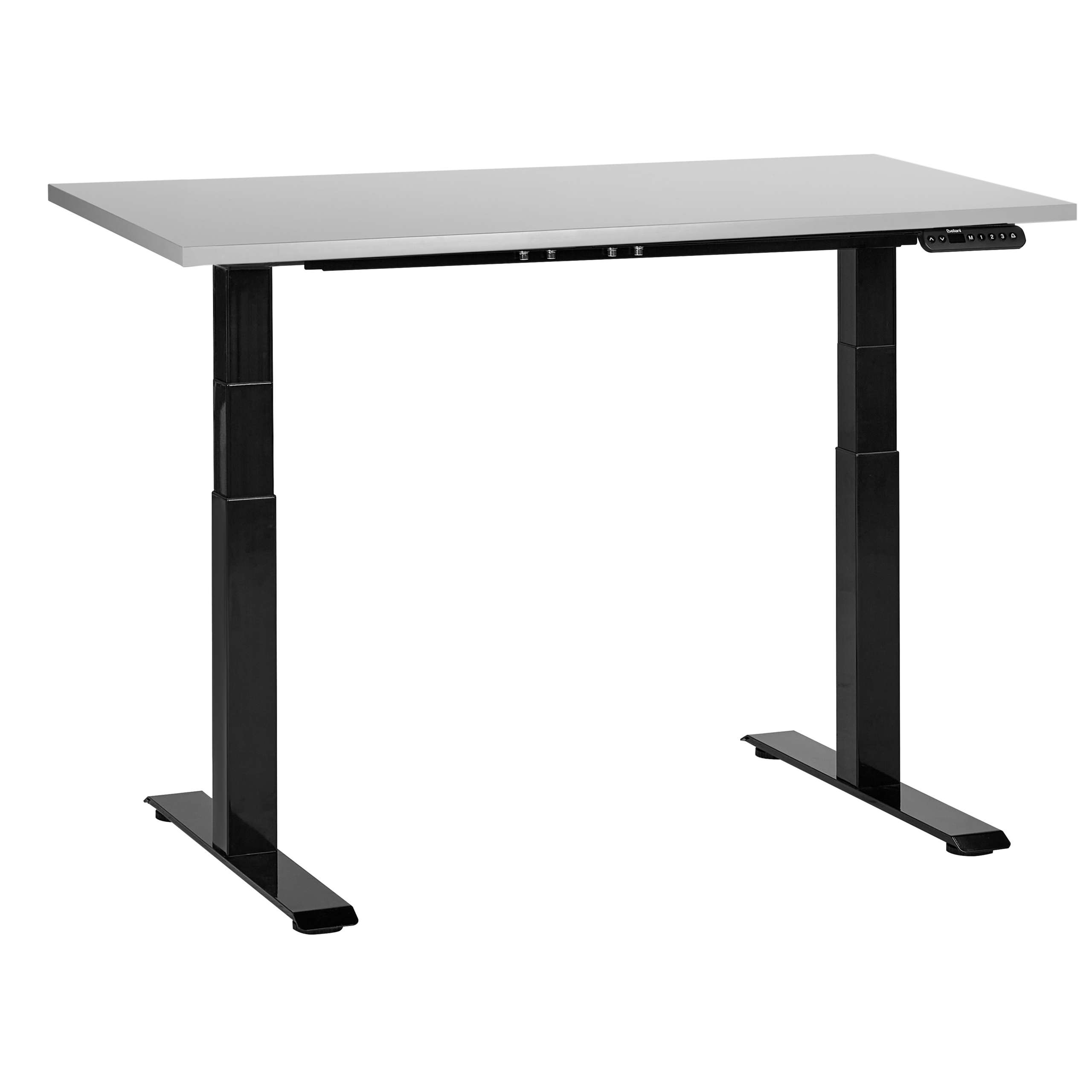 Elektriskt höj- och sänkbart skrivbord DESTINES 120 cm 72 cm Grå/ Svart