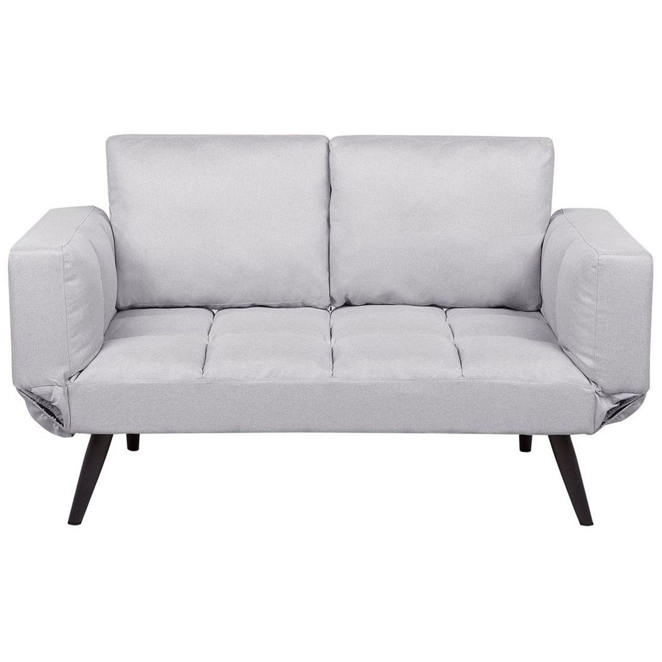 Bäddsoffa 2-sits BREKKE Ljusgrå
